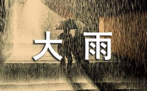 雨大|形容雨大的成語